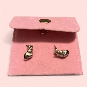 Gold Shell Earrings